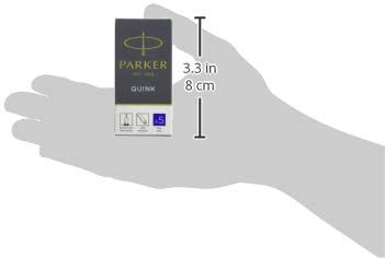 Naboje atramentowe niebieskie 5szt. Parker